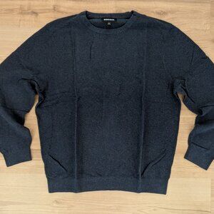 NWT Bonobos Eco Cotton Crew Neck Sweater XXL Deep Pacific Blue Slim Fit